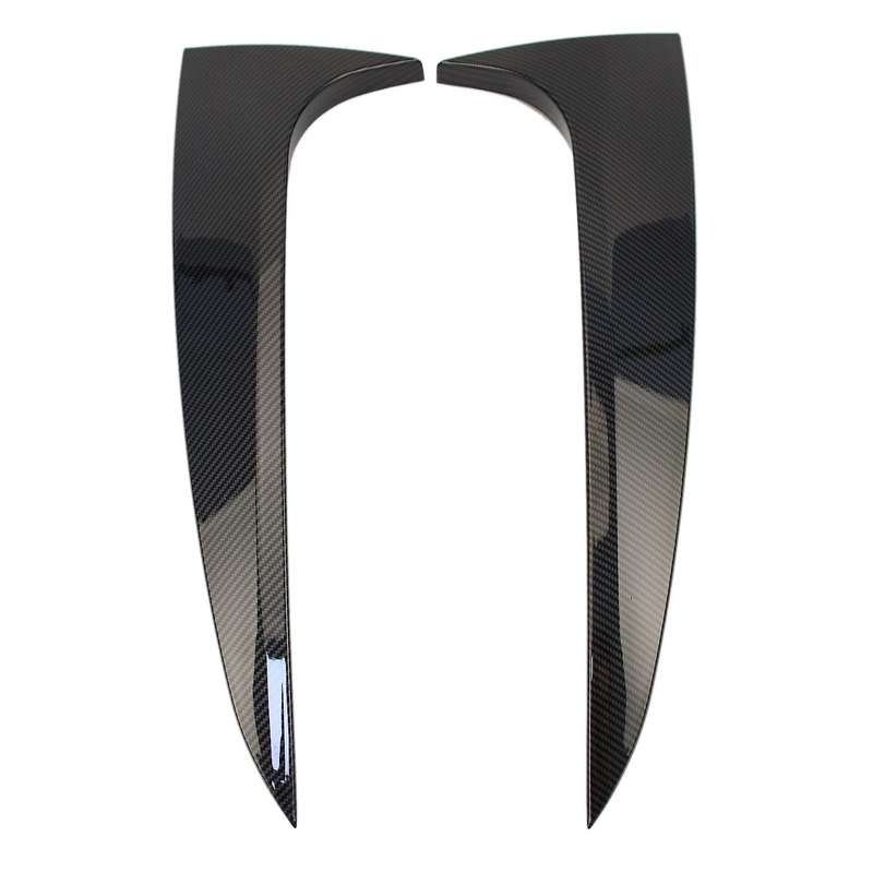 Car Rear Window Side Spoiler Trim for X4 G02 2019+ Side Wing Roof Stickers Cover Carbon Fiber Patter
