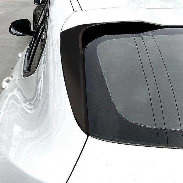 Car Rear Window Side Spoiler Trim for X4 G02 2019 2020 2021 Side Wing Roof Stickers Cover Matte Blac