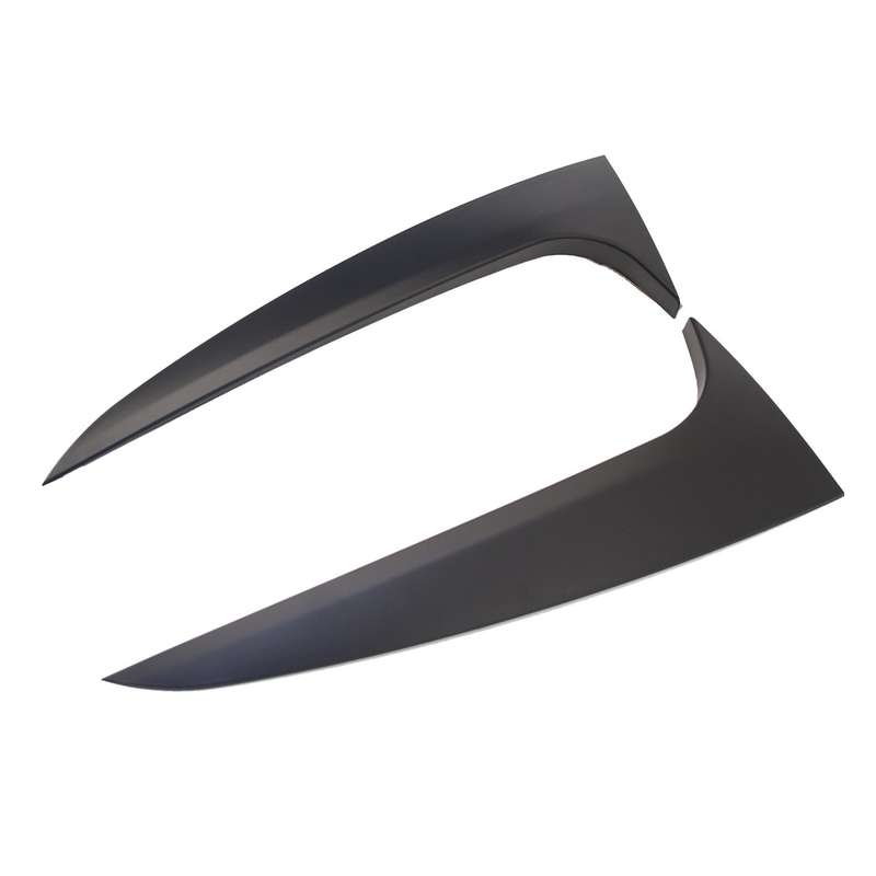 Car Rear Window Side Spoiler Trim for X4 G02 2019 2020 2021 Side Wing Roof Stickers Cover Matte Blac