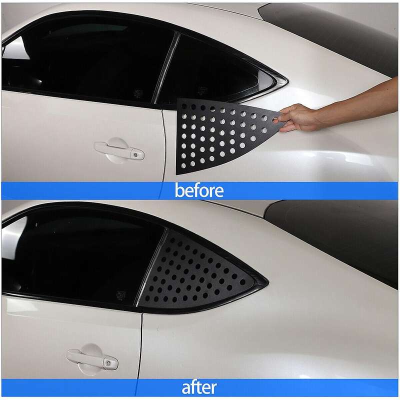 Car Rear Window Triple-cornered Side Glass Protective Panel for BRZ 86 2012-2020 Accessories