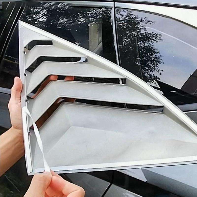 Car Rear Window Triple-cornered Shutters Cover Rear Side Window Ventilation Hole Shutters Stickers f