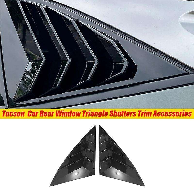 Car Rear Window Triple-cornered Shutters Cover Rear Side Window Ventilation Hole Shutters Stickers f