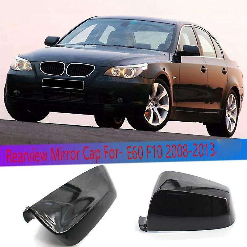 Car Rearview Mirror Cap Wing Side Mirror Cover 51167187431 51167187432 for E60 F10 2008-2013