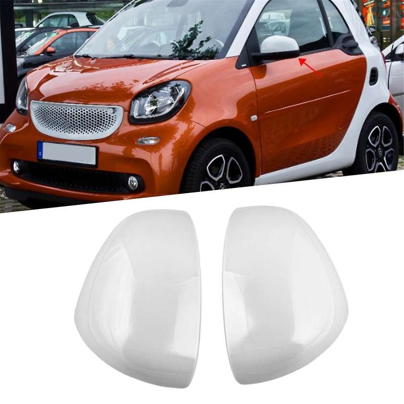 Car Rearview Mirror Cover Cap for Smart 453 Fortwo 2016-2021 Door Side Mirror Cover
