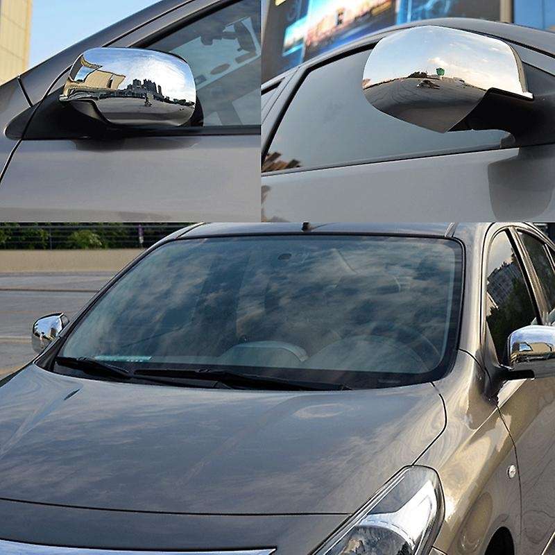 Car Rearview Mirror Cover Cap Decorative for Micra March K13 Almera N17 2010-2016