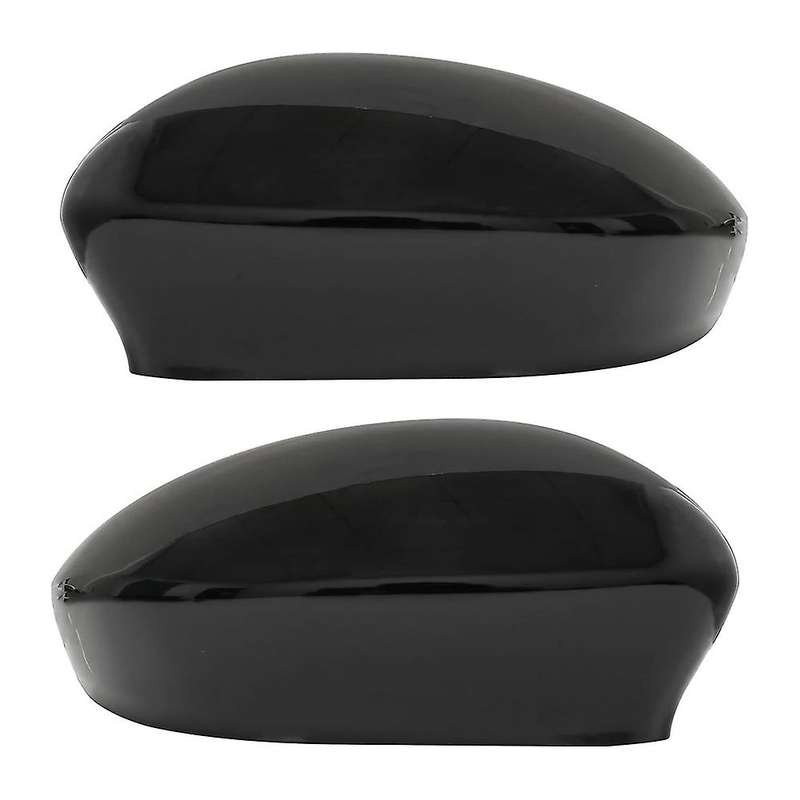 Car Rearview Mirror Cover Cap for 2007-2023 Wing Mirror Bezel Shell Cap Black Car Accessories
