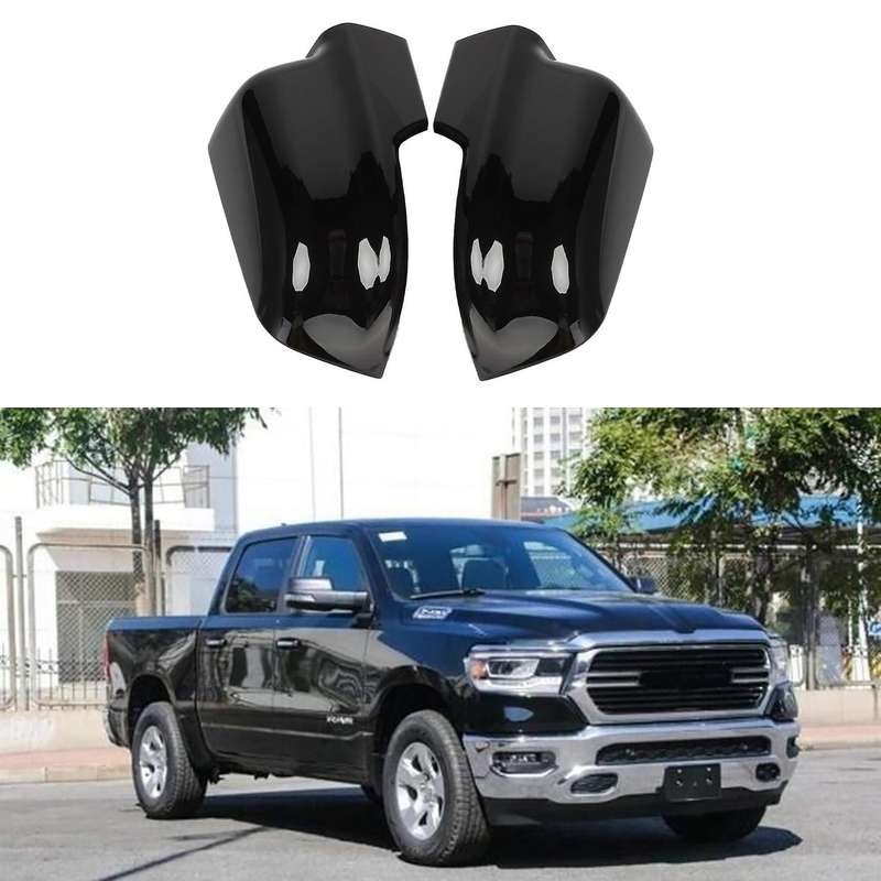 Car Rearview Mirror Cover Caps Shell Trim Frame for Ram 1500 2019-2021