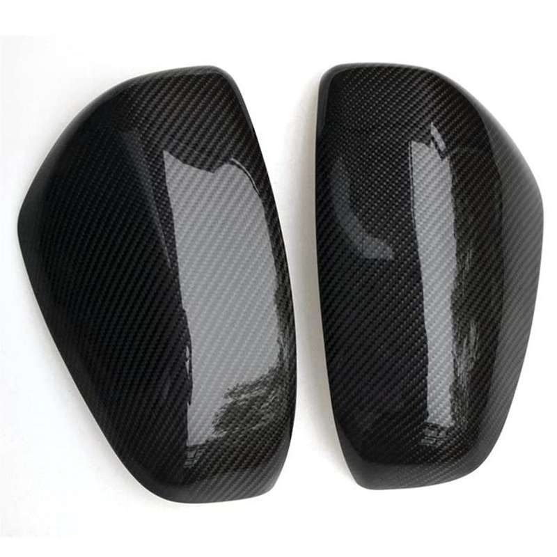 Car Rearview Mirror Cover Carbon Fiber Side Mirror Caps for 370Z Z34 2009-2019