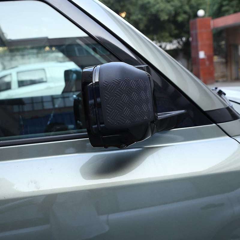 Car Rearview Mirror Cover for 110 2020 Car Abs Black Car Side Mirror Cover Trim Auto Accessories