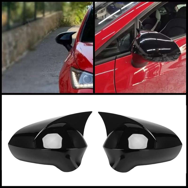 Car Rearview Mirror Cover Door Side Rear View Caps for Seat 2009-2017