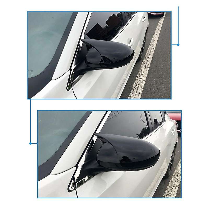 Car Rearview Mirror Cover Horn Style for Sylphy Sentra 2020 2021 Accessories