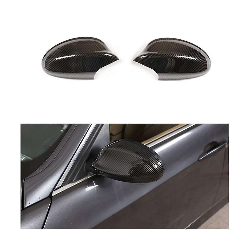 Car Rearview Mirror Cover Glossy Black Side Wing Mirror Housing for 3 Series E90 E91 E92 E93 2005 -