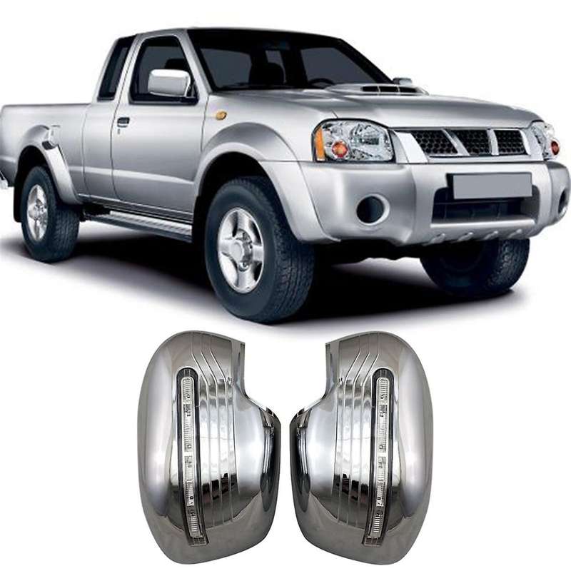 Car Rearview Mirror Cover for Navara Np300 D23 2015-2019 Door Mirror Cover with Led