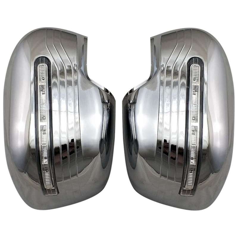 Car Rearview Mirror Cover for Navara Np300 D23 2015-2019 Door Mirror Cover with Led