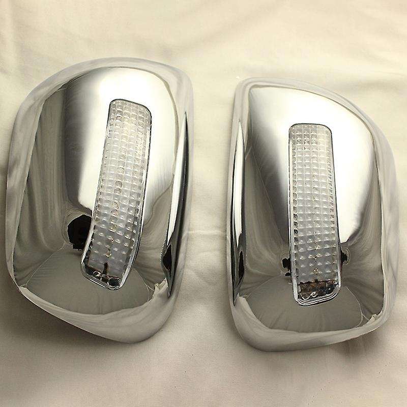 Car Rearview Mirror Cover LED Mirror Backing Sequins FOR 2001