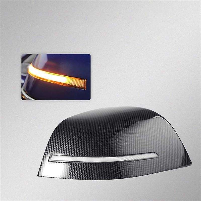 Car Rearview Mirror Cover LED Turn Signal Rear View Mirror Shell Car Accessories for 2020-2023