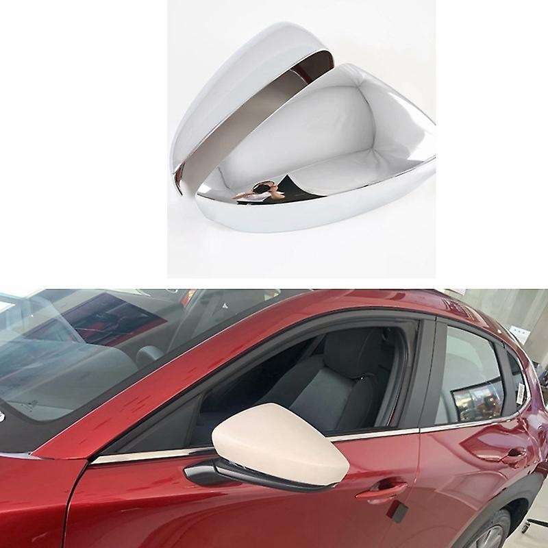Car Rearview Mirror Cover Rearview Mirror Decoration Cover for -30 CX30 2020 2021