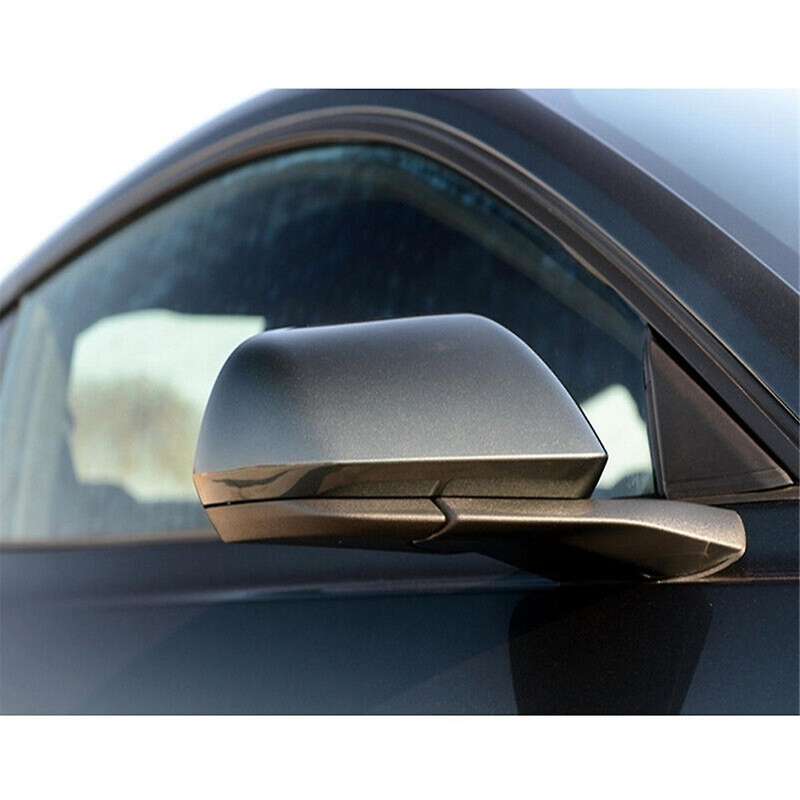 Car Rearview Mirror Cover Side Mirror Housing for 2015-2022 FR3Z-17682 FR3B-17683 Brilliant Black