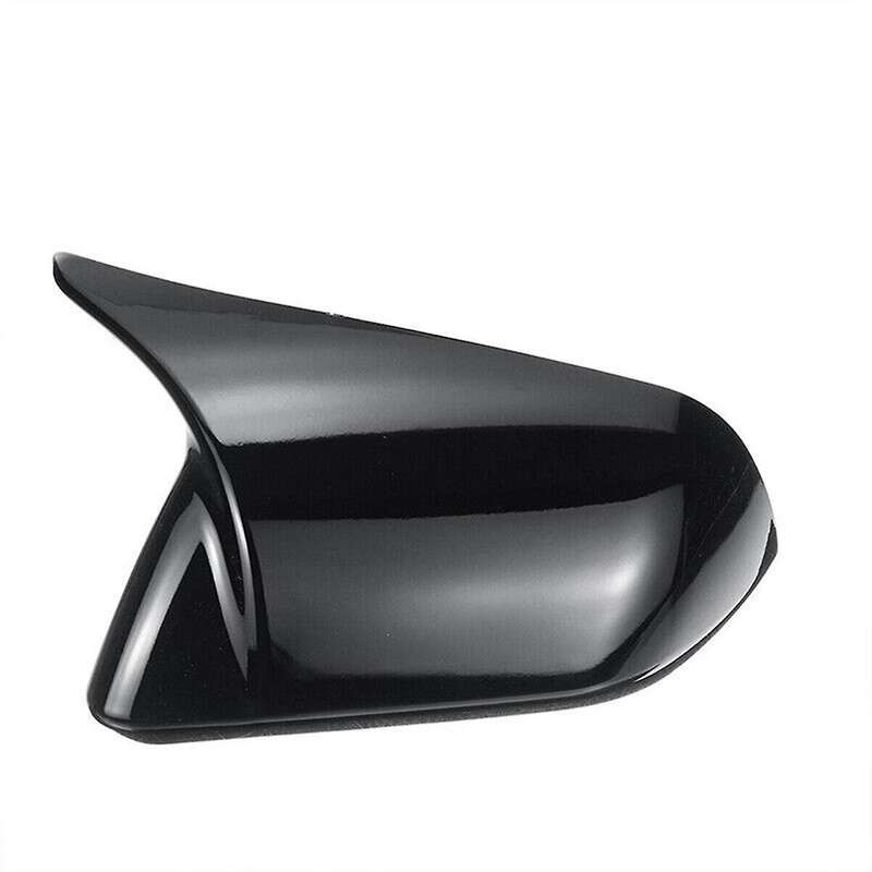 Car Rearview Mirror Cover Side Mirror Housing for 2015-2022 FR3Z-17682 FR3B-17683 Brilliant Black