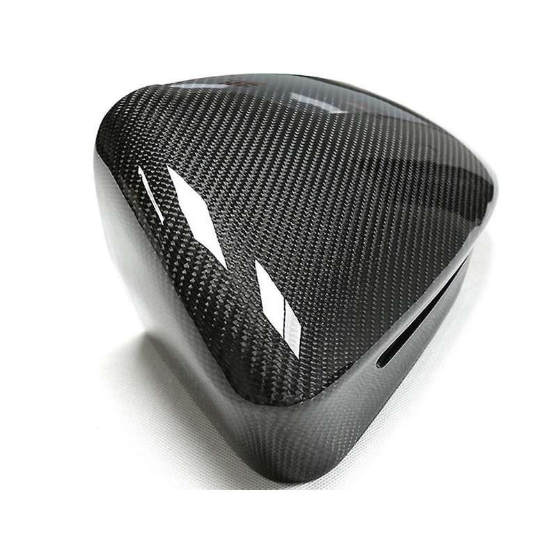 Car Rearview Mirror Cover with Auxiliary Hole Rearview Mirror Cover for Q5 E- Carbon Fiber Reversin