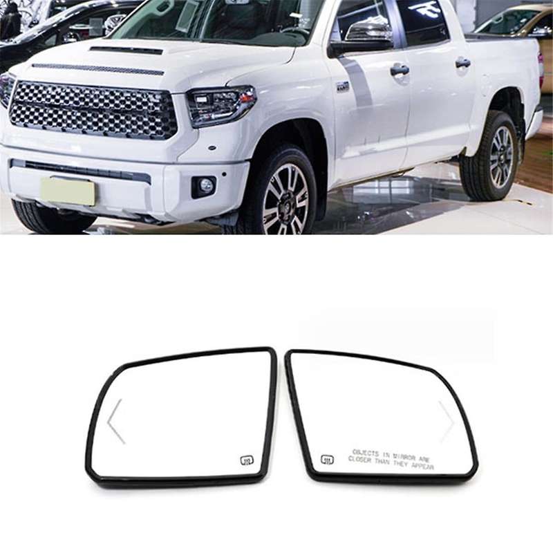 Car Rearview Mirror Glass Heated with Turn Signal Light Belt for Sequoia 2007-2020 Car Accessories