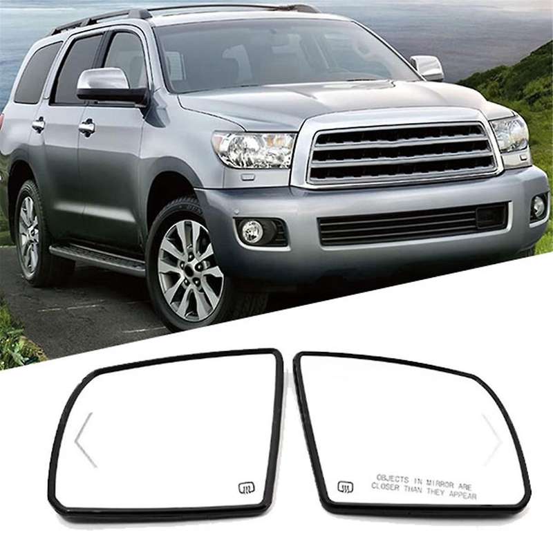 Car Rearview Mirror Glass Heated with Turn Signal Light Belt for Sequoia 2007-2020 Car Accessories