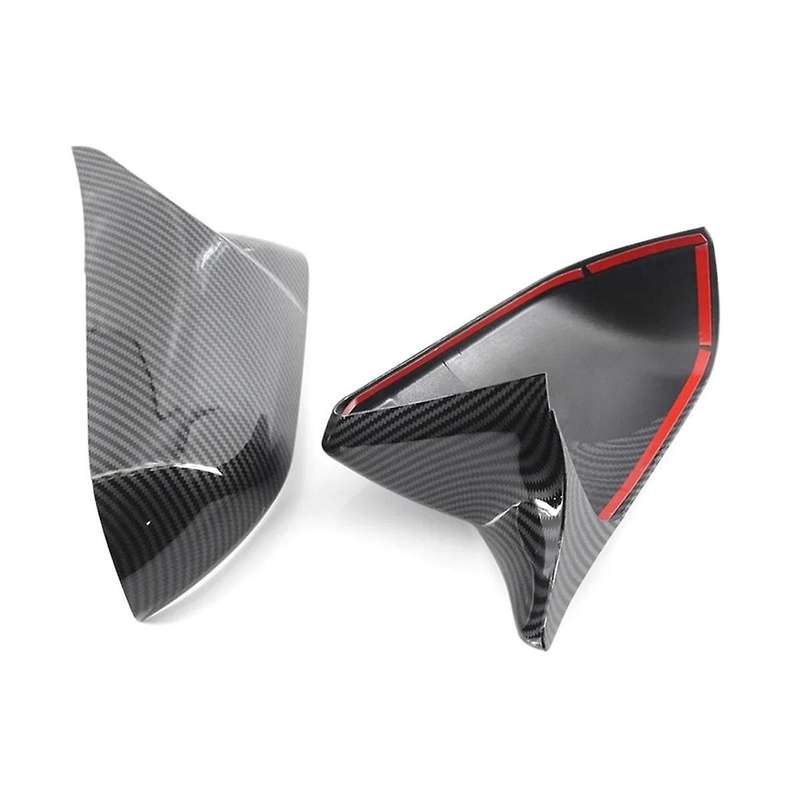 Car Rearview Mirror Cover Side Mirror Housing for 2015-2022 FR3Z-17682 FR3B-17683 Carbon Fiber