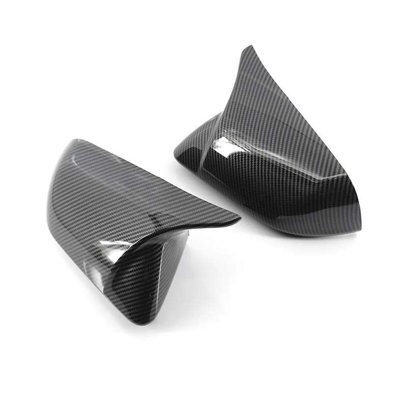 Car Rearview Mirror Cover Side Mirror Housing for 2015-2022 FR3Z-17682 FR3B-17683 Carbon Fiber