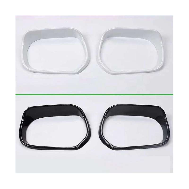 Car Rearview Mirror Rain-proof Modification Accessories for Land Cruiser Prado 200 Lc200(white)