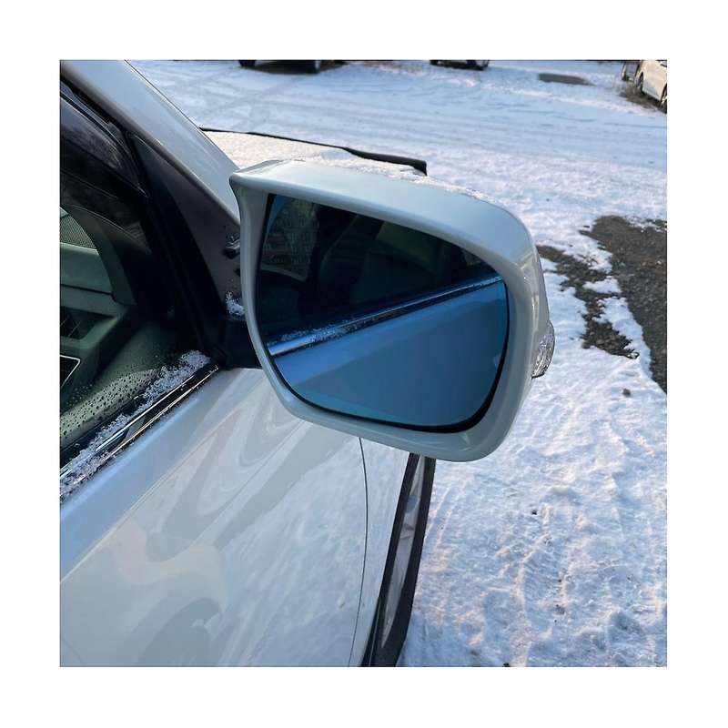 Car Rearview Mirror Rain-proof Modification Accessories for Land Cruiser Prado 200 Lc200(white)