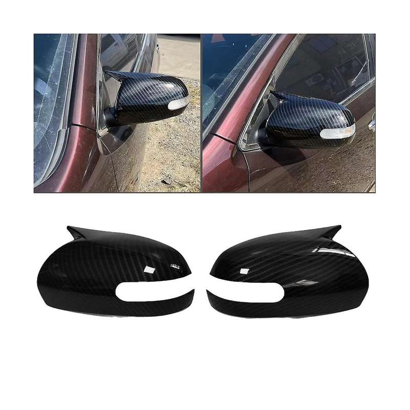Car Rearview Mirror Shell Trim for K3 Forte 2009-2014 Abs Carbon Fiber Body Side Door Rearview Wing