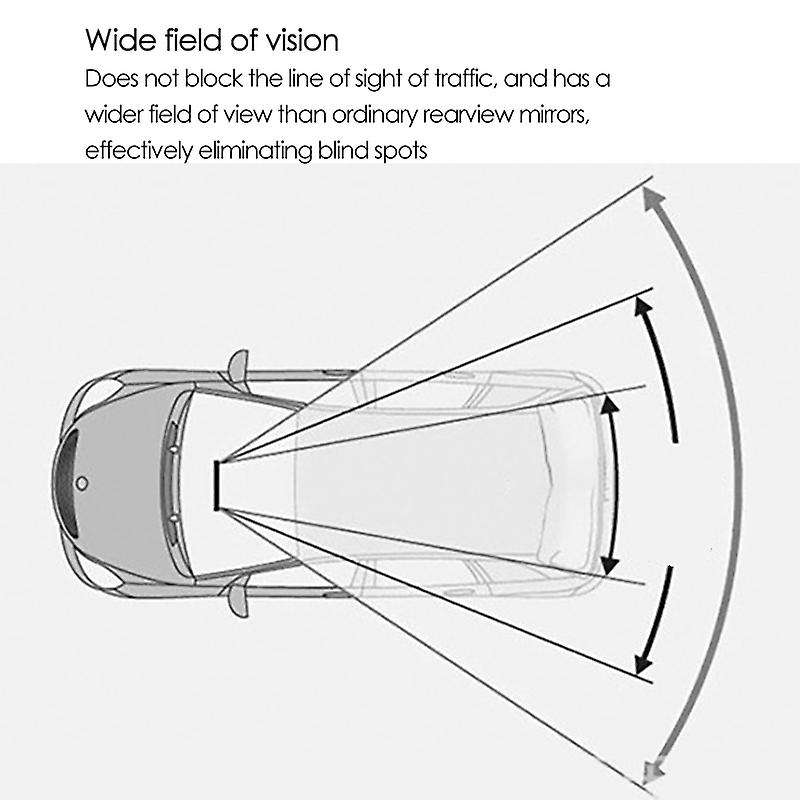 Car Rearview Mirror Powerful Suction Cup Car Interior Mirror Vision Plane Auxiliary Mirror Modified