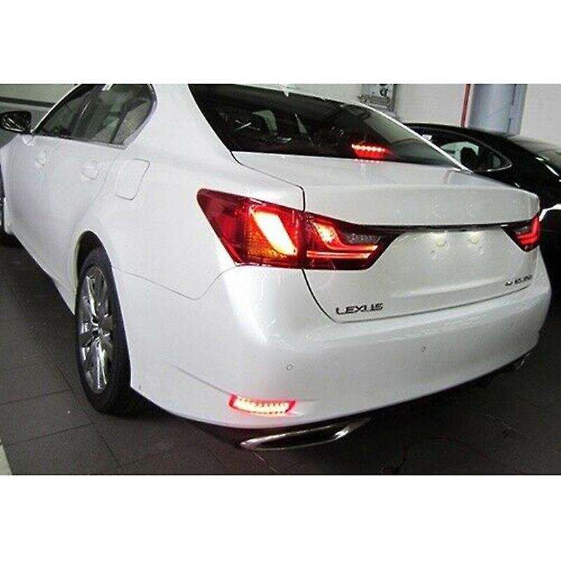 Car Red Lens Rear Bumper Reflector LED Tail Stop Brake Light for ES GS 2013-2018 81910-30040 81920-3