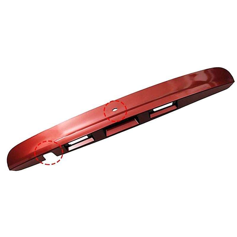 Car Red Rear Boot Lid Handle Cover for J10 2007-2014 (with I-Key&Camera Hole)Type 3