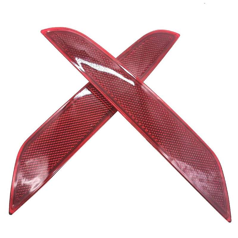 Car Red Rear Bumper Light Reflector Tail Lamp Warning Light Reflector Fog Lamp for Golf 6 MK6 2009-2