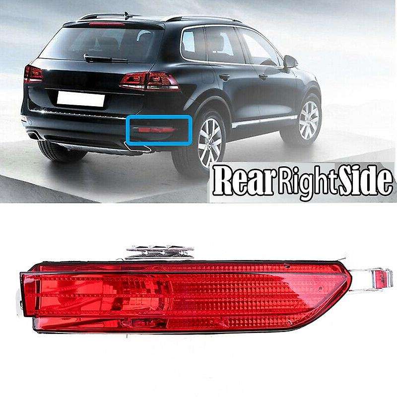 Car Red Rear Fog Lamp Bumper Cover Reflector for 2011-2014 7P6945701D 7P6945702D Right