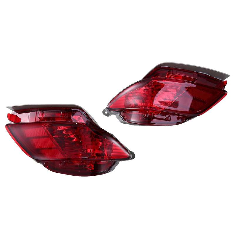 Car Red Rear Bumper Light Reflector Tail Lamp Warning Light Reflector Fog Lamp for RX350 RX450H 2010