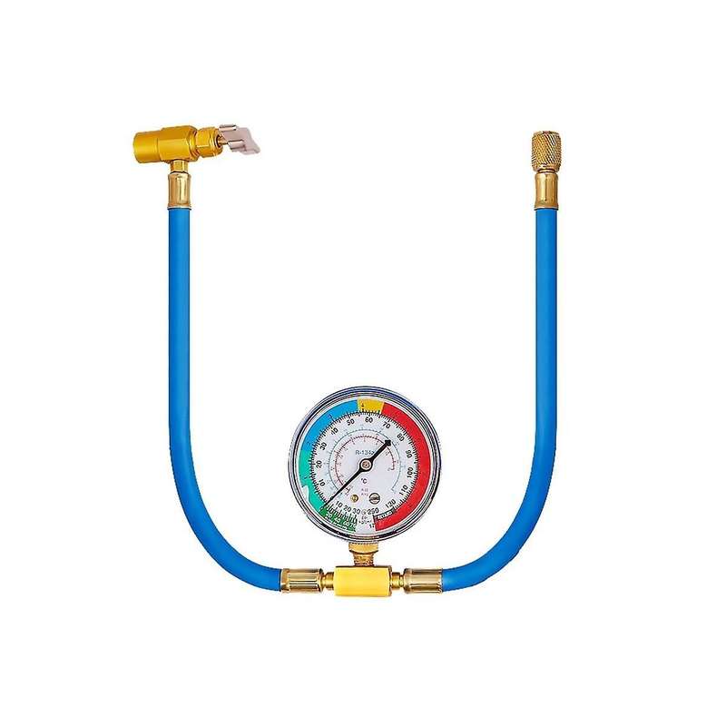 Car Refrigerant Charging Pipe with Measuring Gauge Car Air Conditioner Tools Freon R134 Air Conditio