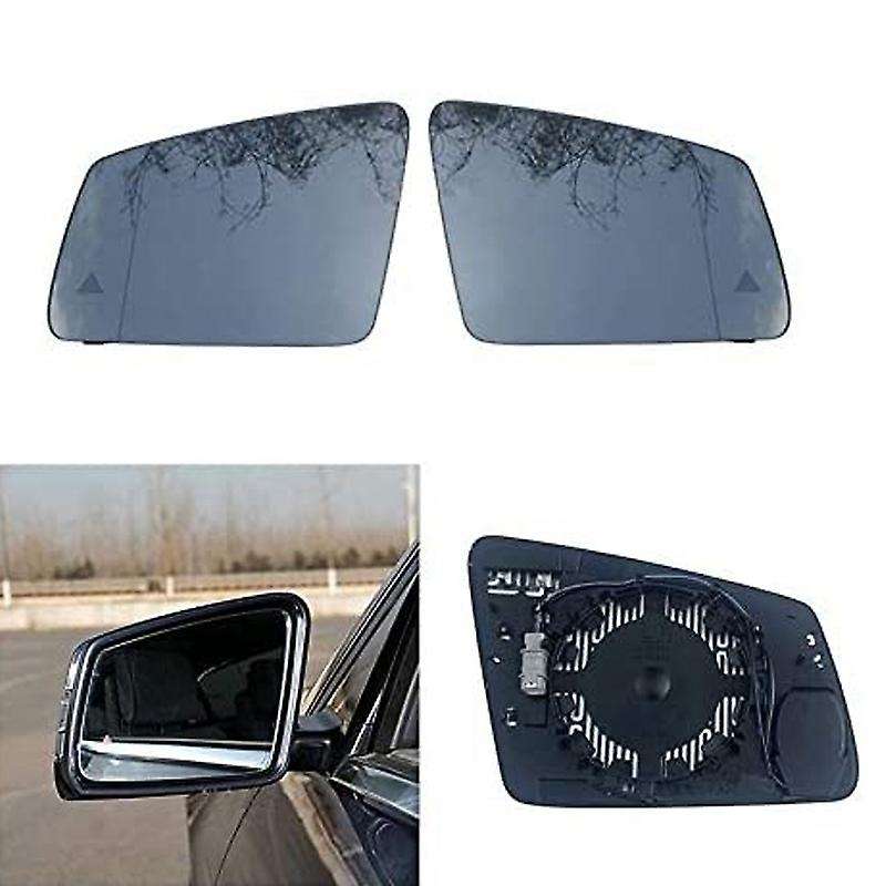 Car Replacement Heated Blind Spot Warning Wing Right Rear Mirror Glass for GLa W204 W212 W221 09-18
