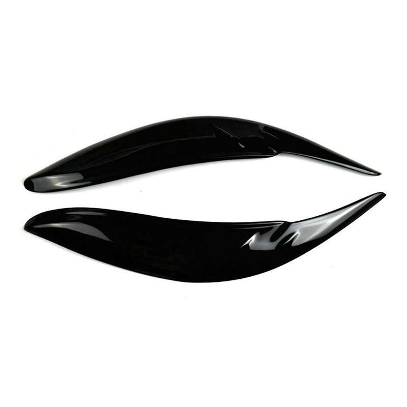 Car Resin Headlights Eyebrow Eyelid Trim Cover Sticker Accessories for Sienna LE SE 2011-2020