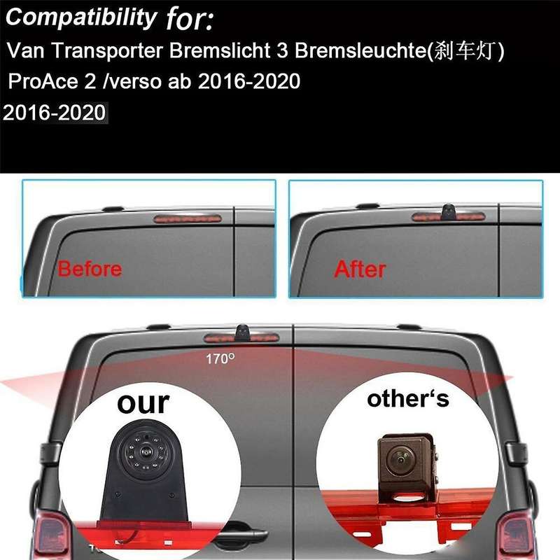 Car Reverse Camera Brake Light for Proace