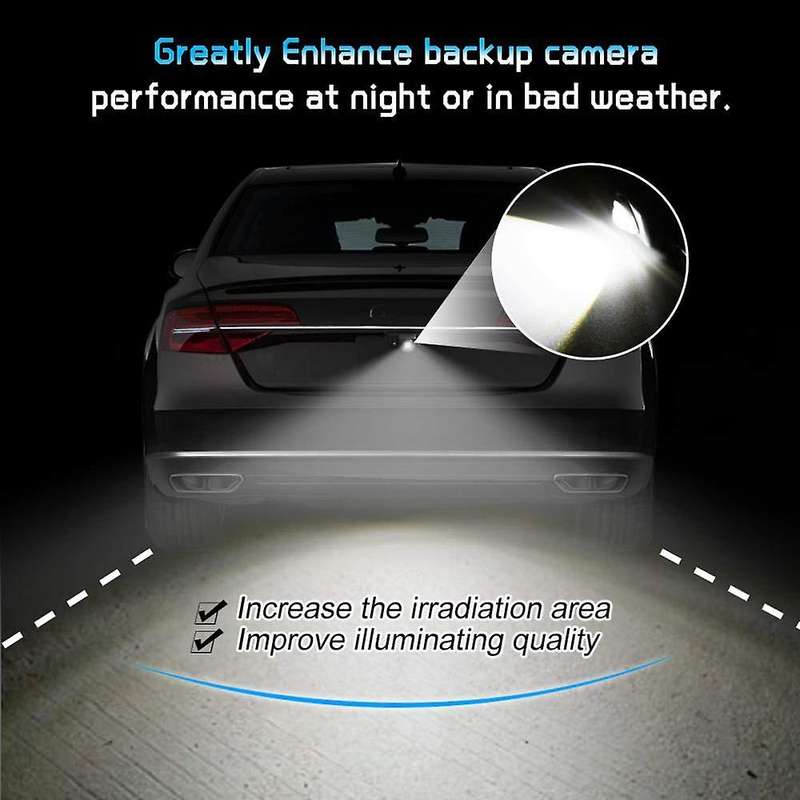 Car Reverse Light Backup Tail Light Auto Led Bulb Motorcycle Reversing Lamp Parking Auxiliary Light