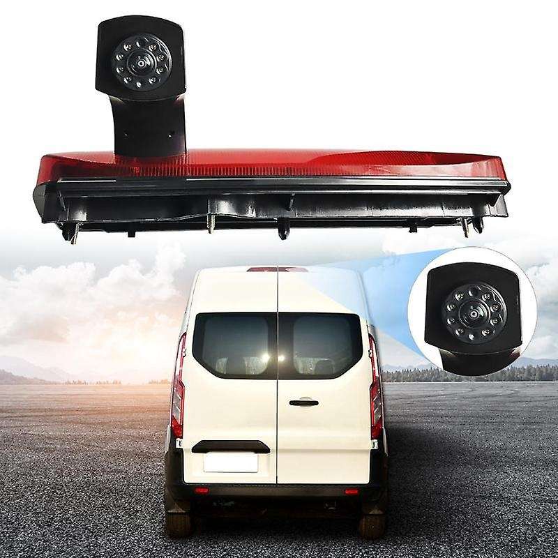Car Reversing Backup Rear View Brake Light 170 Degrees of View Camera Waterproof for Transit Connect