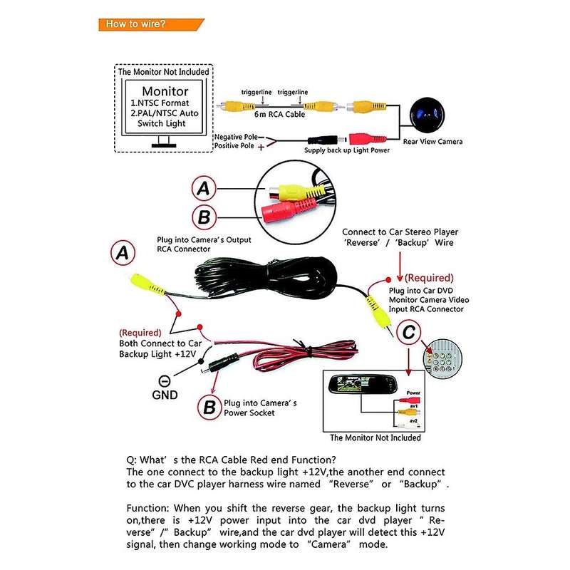 Car Reversing Rear View Camera for 4C 147 156 159 166 Brera