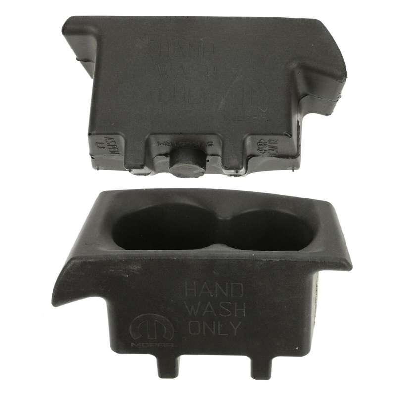 Car Right & Left Side Foam Door Trim Cupholders for Ram 1500 DT 2019-2021 5YK46TX7AC
