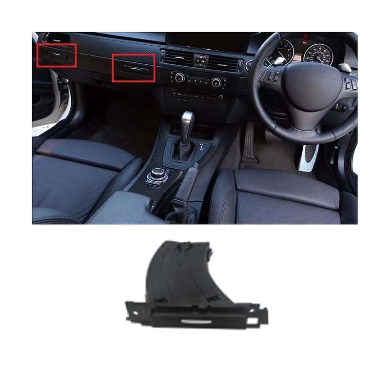 Car Right Driver Dashboard Cup Holder Assembly for E90 2005-2012 Car Accessories 51459173464 Rhd