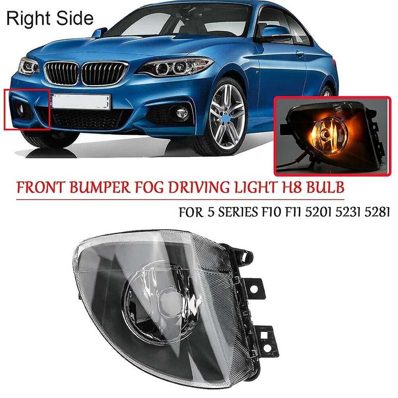Car Right Bumper Clear Lens Fog Light Lamp for  5 Series F10 F11 520I 523I 528I 535I 550I 6317721688