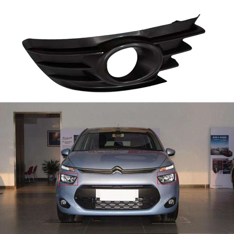 Car Right Fog Light Grille Cover Fog Lamp Frame for C4 2004-2008