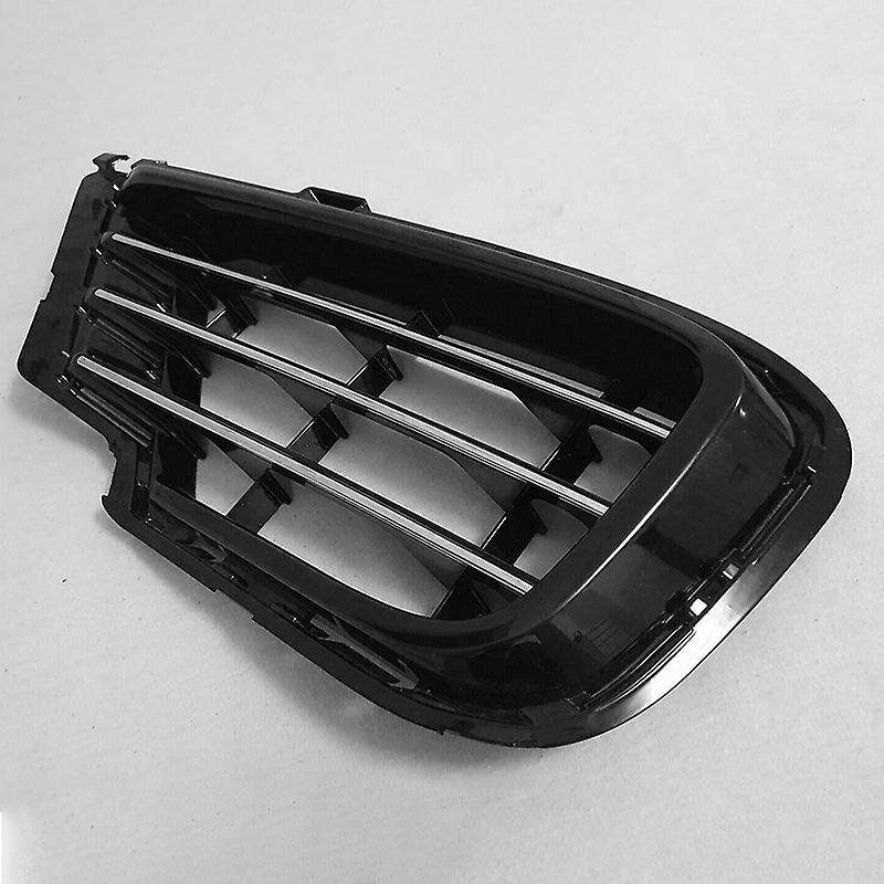 Car Right Front Bumper Fog Lamp Frame with Bright Strip Fog Lamp Grille for 2016-2018 7P6853666G