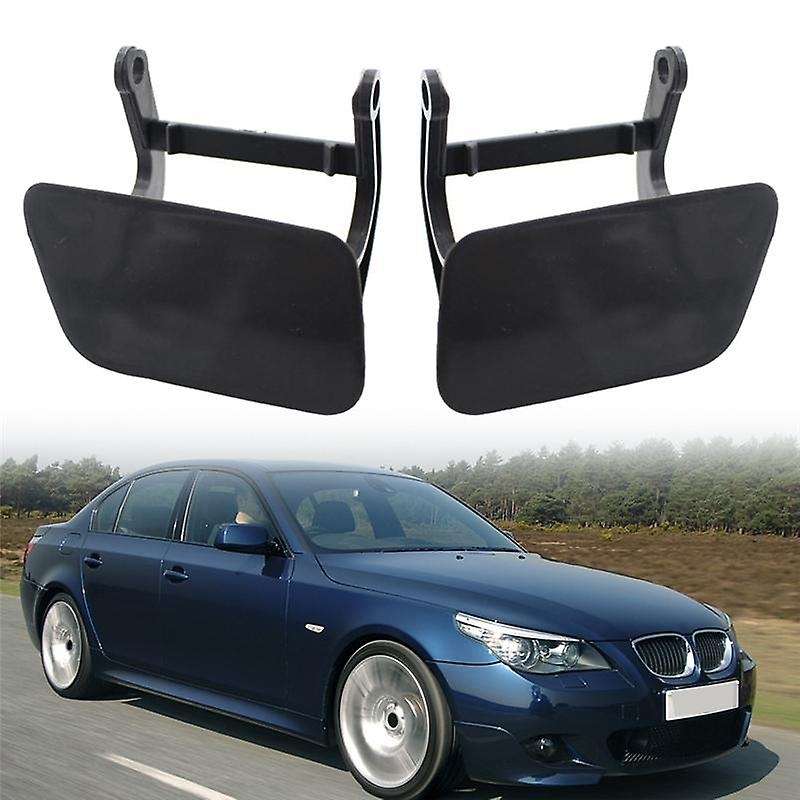 Car Right Front Bumper Headlight Washer Spray Nozzle Cover Headlight Washer Jet Cap for  5-series E6